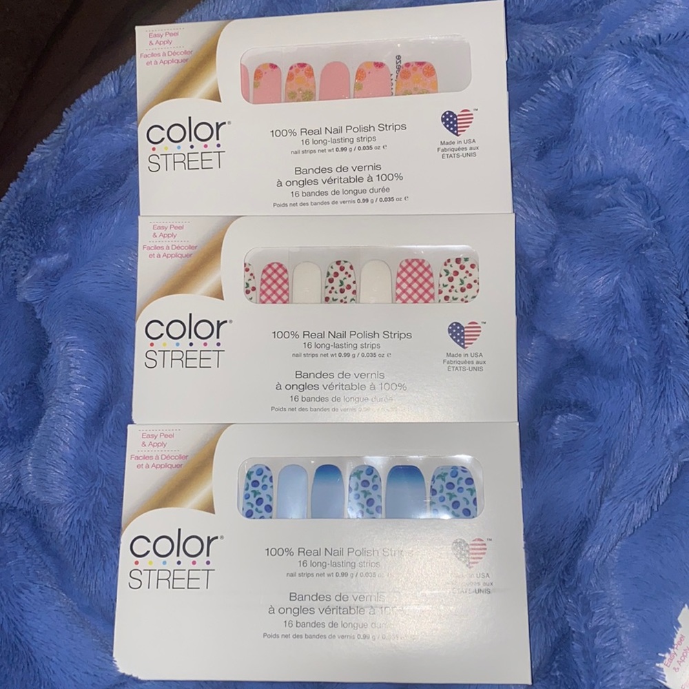 Colorstreet bundle Berry Sweet, Cherry Picked,Main Squeeze